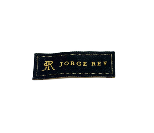 Etiqueta bordada Jorge Rey