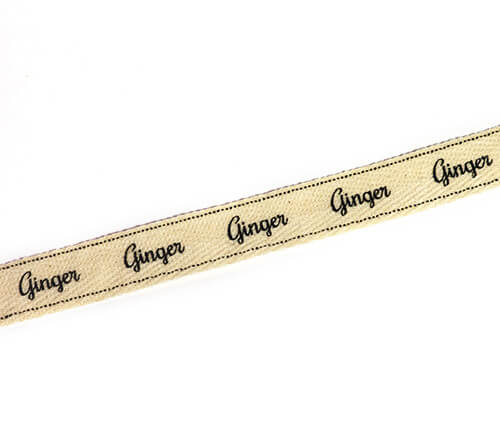 Etiqueta estampada Ginger