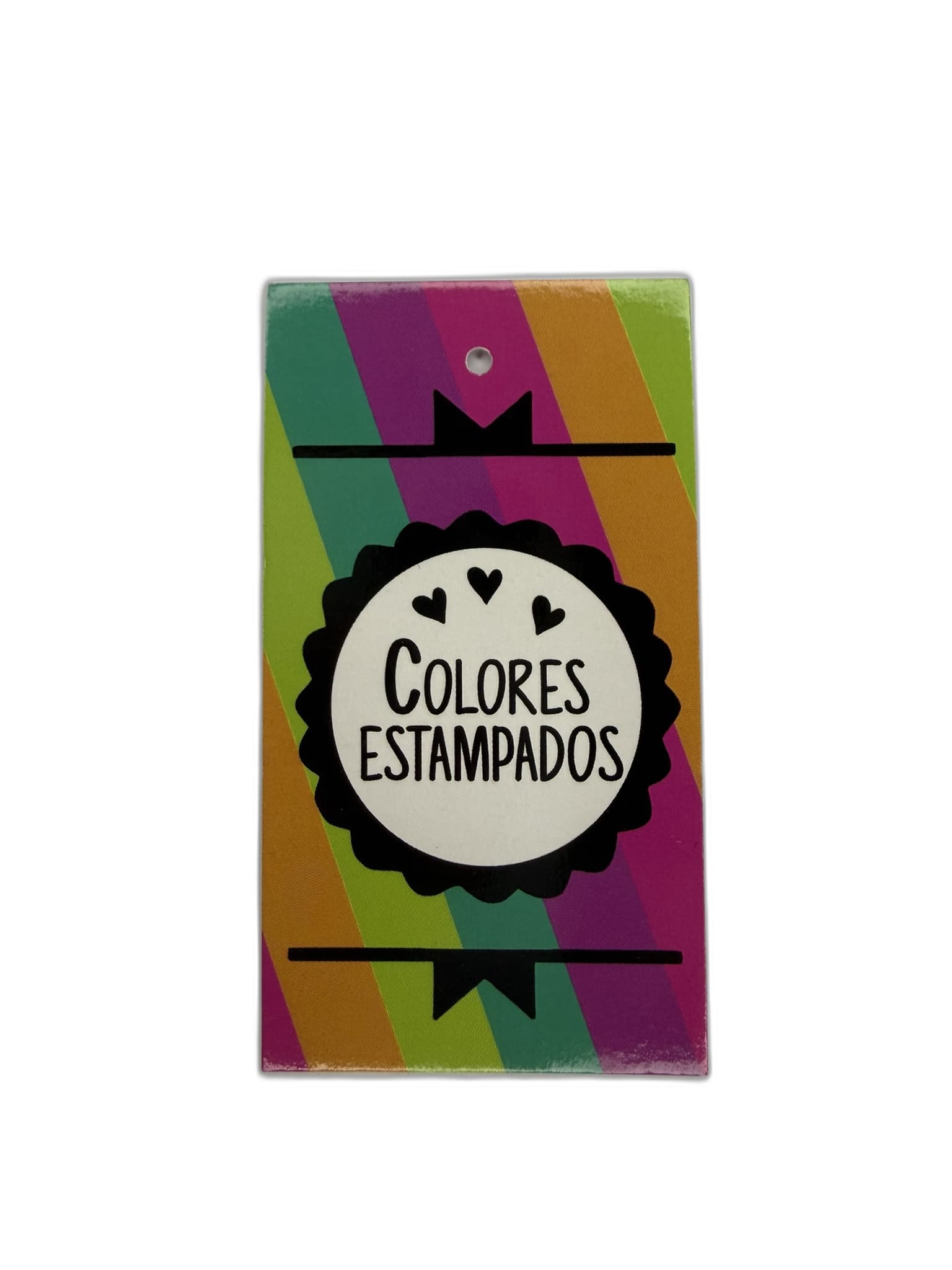 Hangtag producido por Avíos Estilo