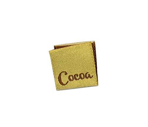 Etiqueta bordada Cocoa