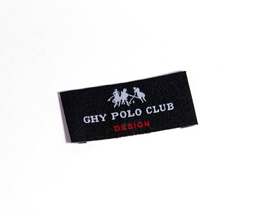 Etiqueta bordada GHY Polo Club