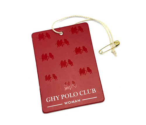 Etiqueta hangtag GHY Polo Club Woman